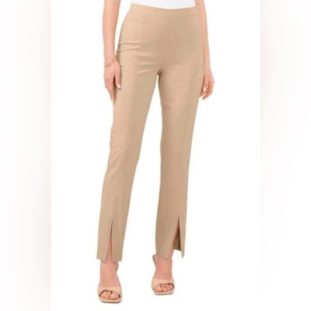 NWT- 1. STATE Wo Notched Hem Ankle Pants - Chino